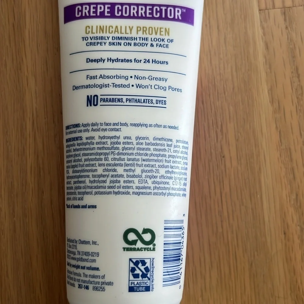 Gold Bond Crepe Corrector Body Face Lotion 8 oz Age Renew